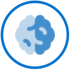 Neurologie - blue circle